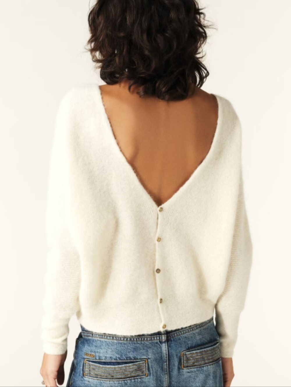 Ba&Sh Elsa Sweater Alpaca Blend Reversible